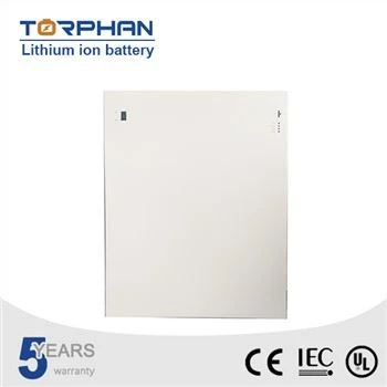 White wall-mounted Power Wall battery, plain front view
